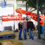 Furan Resin Sand continuous double arms resin foundry sand mixer