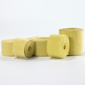 China High temperature resistant Kevlars braided aramid fiber woven safety webbing for fire and rescue harness on sale