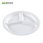 Food 3 Division Environmentally Friendly Disposable Plates , 9 Inches Compostabl