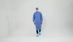 Disposable Reinforced Ultrasonic Sewing SMS Waterproof Uniform Long-sleeved