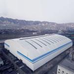 Prefab Steel Space Frame Price Arch Coal Storage Shed Building
