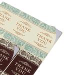 Paper label customized sticker roll logo label and cosmetics private label