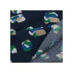 Wholesale Recycled Poly Island Dot Jacquard Imitation Silk Fabric 100% Rpet