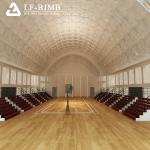 LF space frame prefab gym building badminton sport hall steel structure