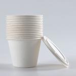 Brc Awarded 16oz Plastic Free Disposable Food Containers , Eco Friendly