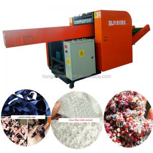 China Fiberglass chopper/polyester yarn waste recycling machine/jeans fabric cutting machine on sale
