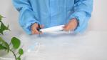 S&J Disposable Protective "Secure+" Surgical Face Mask Light Pink ASTM LEVEL3