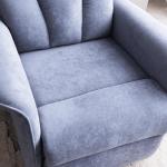 New Functional Electric Single-Seat Fabric Sofa Modern Minimalist Gray Rockable