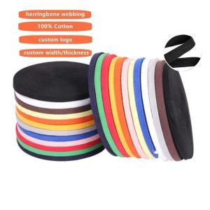 Wholesale Sustainable Recycled Woven Polypropylene Webbing Cotton Twill Tape Ribbon from china suppliers