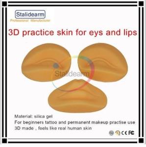 Wholesale 3D Silica Microblading Practice Skin Permanent Makeup For Eyes Lips from china suppliers