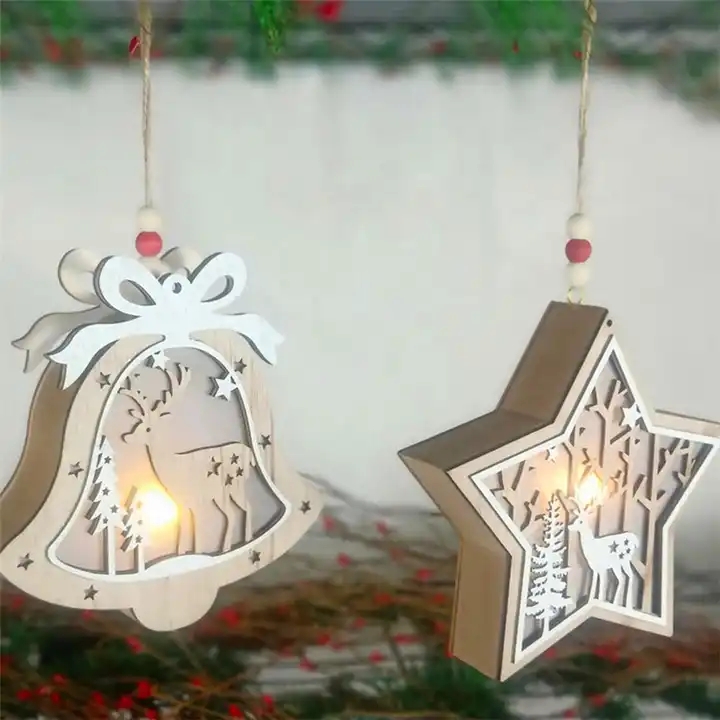 Beautiful Luminous Christmas Family Atmosphere Decorations