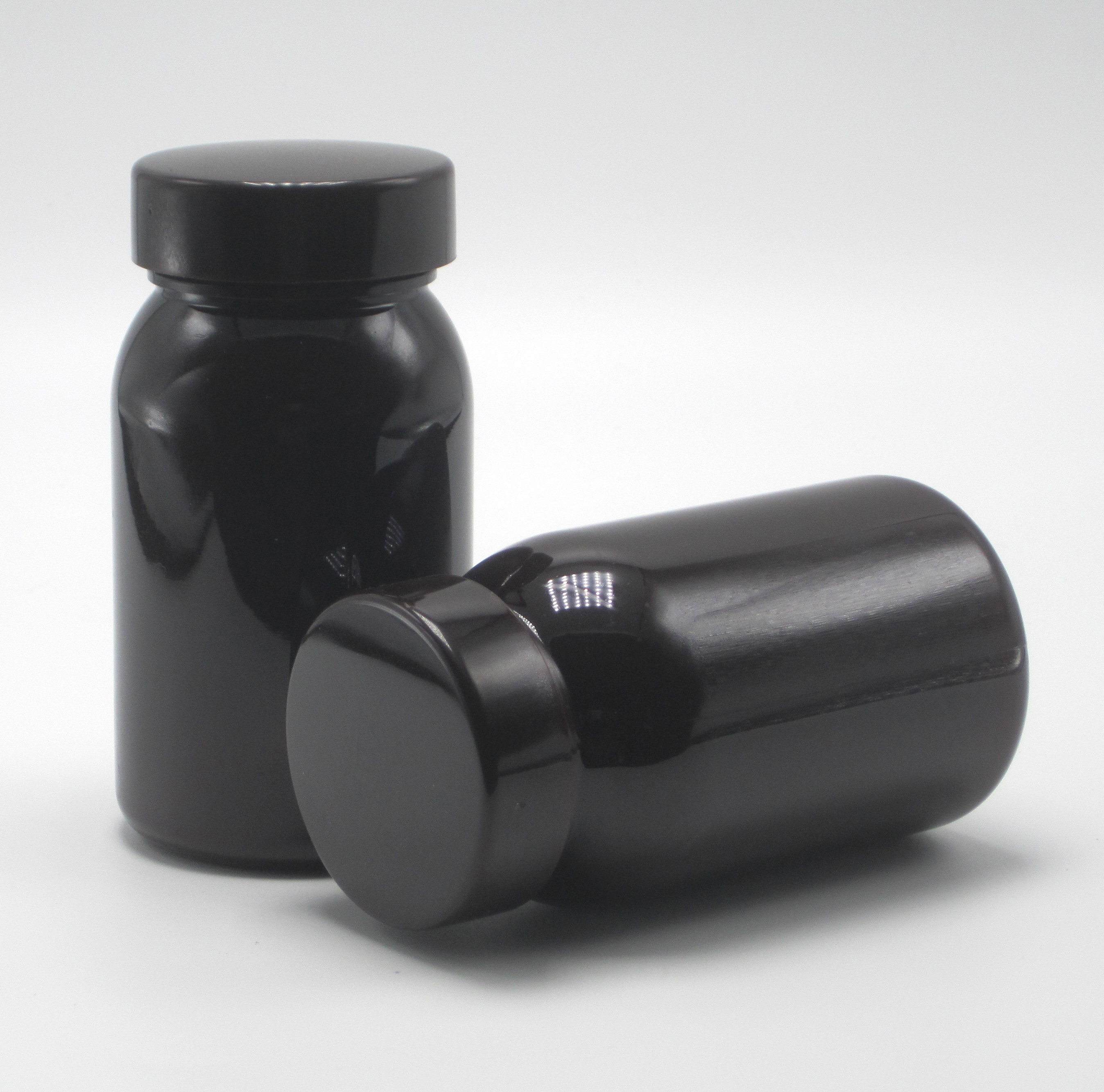 Food Grade Vitamin Dietary Nutritional Supplement Medicine Bottle 100cc PET Plastic with Screw Cap