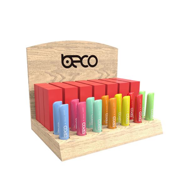 Customized Wooden Display Stand Lipstick Counter Display Rack for Specialty