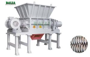 Wholesale PLC Control Double Shaft Plastic Shredder Machine With Hard Knife For Waste Films from china suppliers