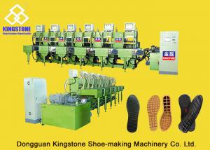China Semi Automatic One Color Rubber Sole Making Machine For High Grade Leather Shoes on sale