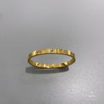 Inlay Color Gem Four Diamond Screw Bangle For Men And Women Stainless Steel