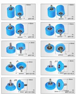 Wholesale Low Noise Rubber Roller Wheel For Veneer Auto Wrapping Machine from china suppliers