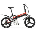 Intelligent PAS Folding 20 Inch Electric Bike Removable 48V 13AH L G Lithium