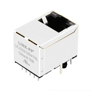 Wholesale Belfuse V890-1CX1-46 Compatible LINK-PP LPJD0916B47NL 10/100/1000 Base-T Yellow/Green LED Vertical rj45 jack manufacturers from china suppliers