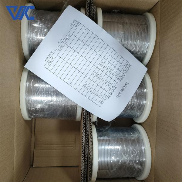 637MPA Antioxidant Cr10Ni90 Nickel Chromium Flat Wire In Resistance Heating