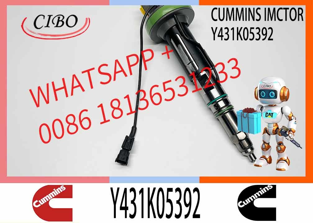 Heavy Truck Diesel Fuel Injector Y431K05392 2867147 2867148 F00BJ00001 For CUMMINS QSK19 QSK38 QSK50 QSK60 Diesel Engine
