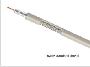 Wholesale RG59 CATV Coaxial Cable Solid CCS Conductor 95% CCA Braid with PVC Jacket from china suppliers