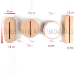 Wholesale Wooden Lamp Base, Assorted Shape Solid Wooden Base Wood Desk Lamp Stand Replacement for Table Lamps DIY from china suppliers