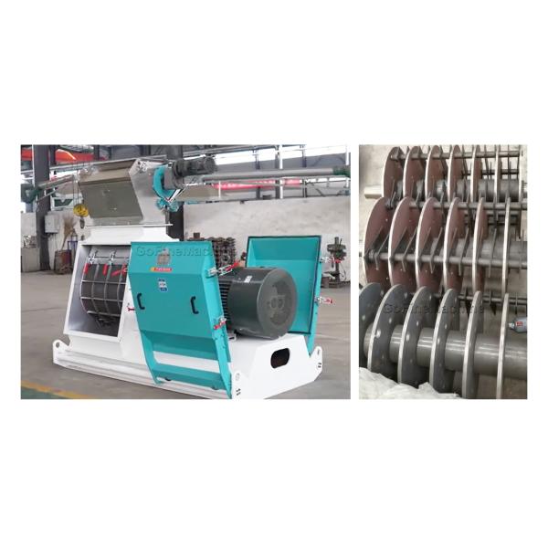 10 Ton Corn Hammer Mill Feed Grinding Crusher Equipment Feed Production Line