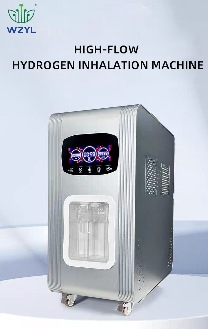 3000ml Silver Stainless Steel Hydrogen Inhalation Machine for Easy Outdoor and Desktop Installation Gross Weight 28.00kg