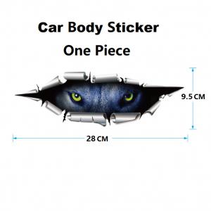 China 3D Effect Waterproof Car Stickers PVC Vinyl Printing Custom Bumper Stickers on sale