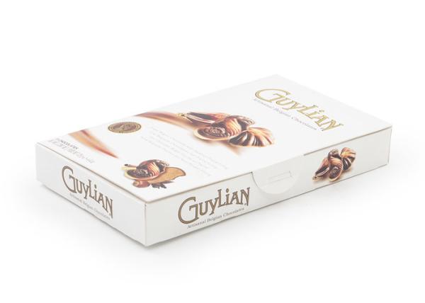 Chocolate Candy Gift Boxes With Window , Gold Foil Logo Paper Boxes For