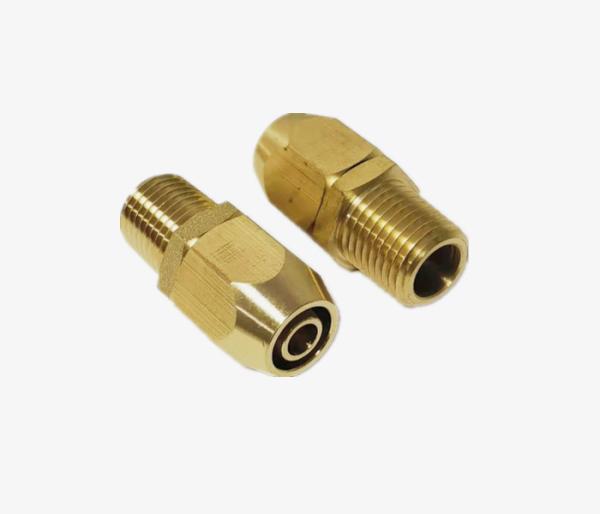 Premium Solid Brass Pneumatics 1/4" Barb Fitting For 1/4-Inch ID Polyurethane