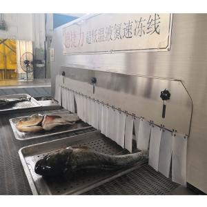 Wholesale 800 Per Hour Blast Chiller Mesh Belt Tunnel Freezer Minus 150C For Meatball 1000KG/H from china suppliers