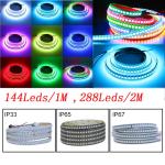 SMD5050 RGB 140 Degree 12mm Coloured LED Strip Lights