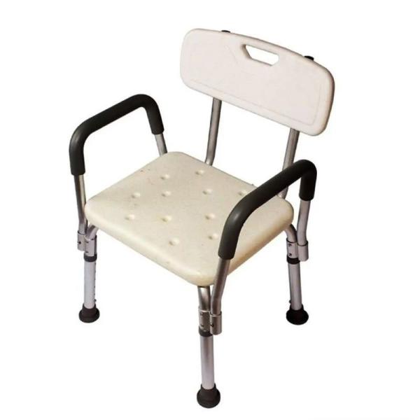 Conveniently Aluminium Fold Up Shower Seat For Disabled 56*43*73cm Water