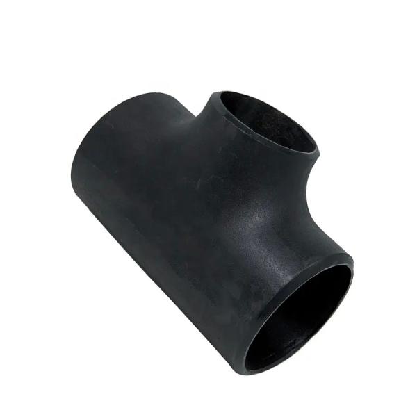 Carbon Steel Forged Black Butt Welding Reducing Tee Fitting ASME B16.9 Pipe