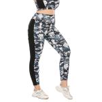 Oversized Patterned Yoga Pants Customized Hip Lifting Sports Leggings For Fat