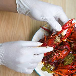 Wholesale Water Proof FDA Lightly Powdered Latex Gloves For Medical Examination from china suppliers