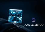 Custom 5mm Lab Created Moissanite Blue Color Cutting Perfect
