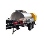 2 Axle Trailer Asphalt Distributor With Hand Spray 1500L 2000L Tank Capacity