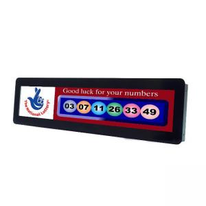China 7.84 Inch Bar Type LCD Display White LED Backlight For Casino Screen on sale