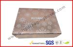 Christmas gift boxes for cosmetic sets , UV printing on foil paper