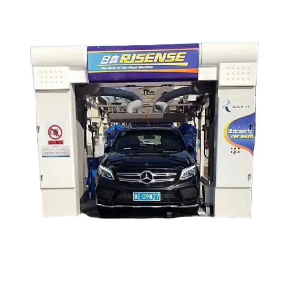 Drive-through Conveyor Belt American Tunnel Car Wash Machine for Continuous