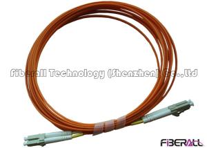 Wholesale Multimode Duplex Fiber Optic Jumper With Orange Fiber Optic Cable And LC Connector from china suppliers