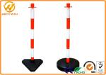 Sunproof Heat Resistant 76cm Traffic Delineator Post Reflective Guide Post