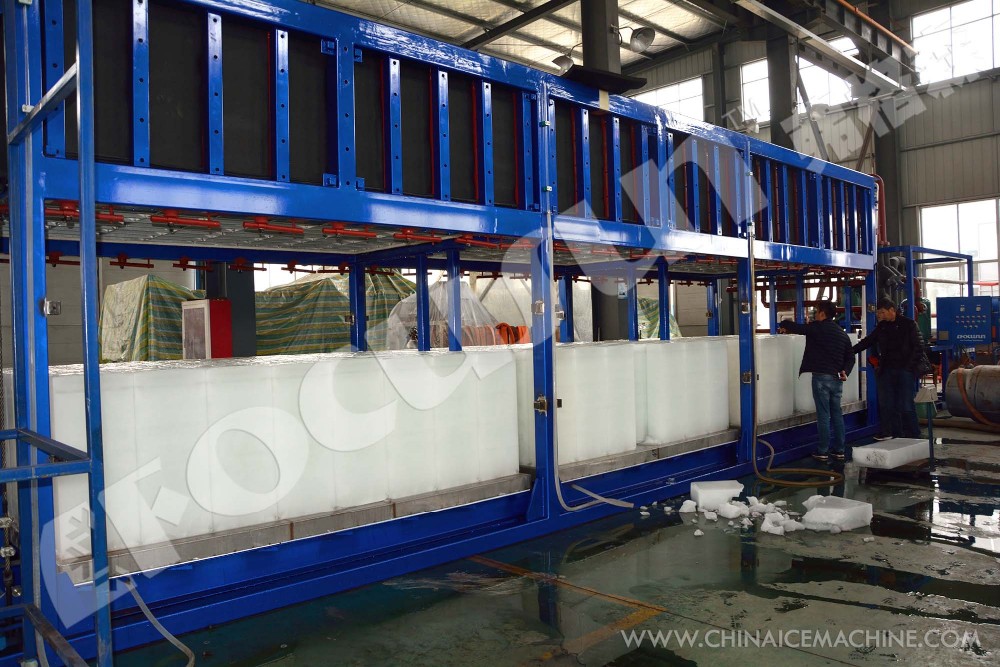 1T 2T 3T 5T 10T 15T 18T Containerized Block Ice Plant With Imported Compressor