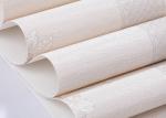 Removable embossed PVC European Style Wallpaper With Leaf Pattern