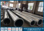 OEM Hot Dip Galvanised Steel Pole For Electrical Power Transformer Substation