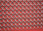 High Precision Wire Mesh Scrubber / Cast Iron Chain Cleaner Polishing Surface