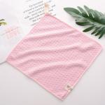 100% Cotton Hand Towel Absorbent and Sustainable Striped Pattern for Sensitive